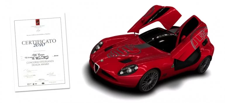 アイドロン 1/43 アルファロメオ TZ3 Corsa Zagato The Alfa Romeo TZ3 Corsa one-off by Zagato Milano
